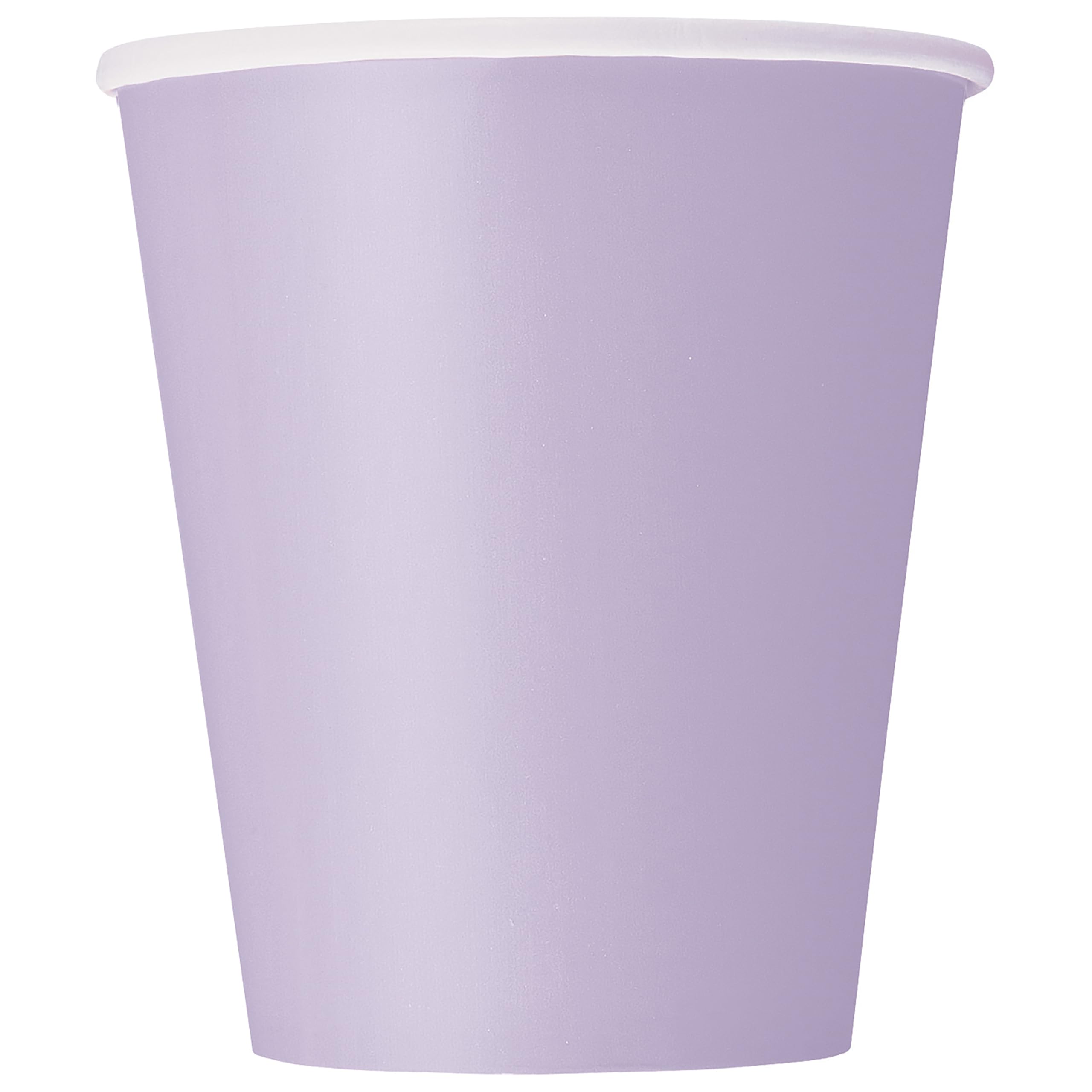 Unique Party Paper Cups, Lavender, 266Ml, 14 Pack