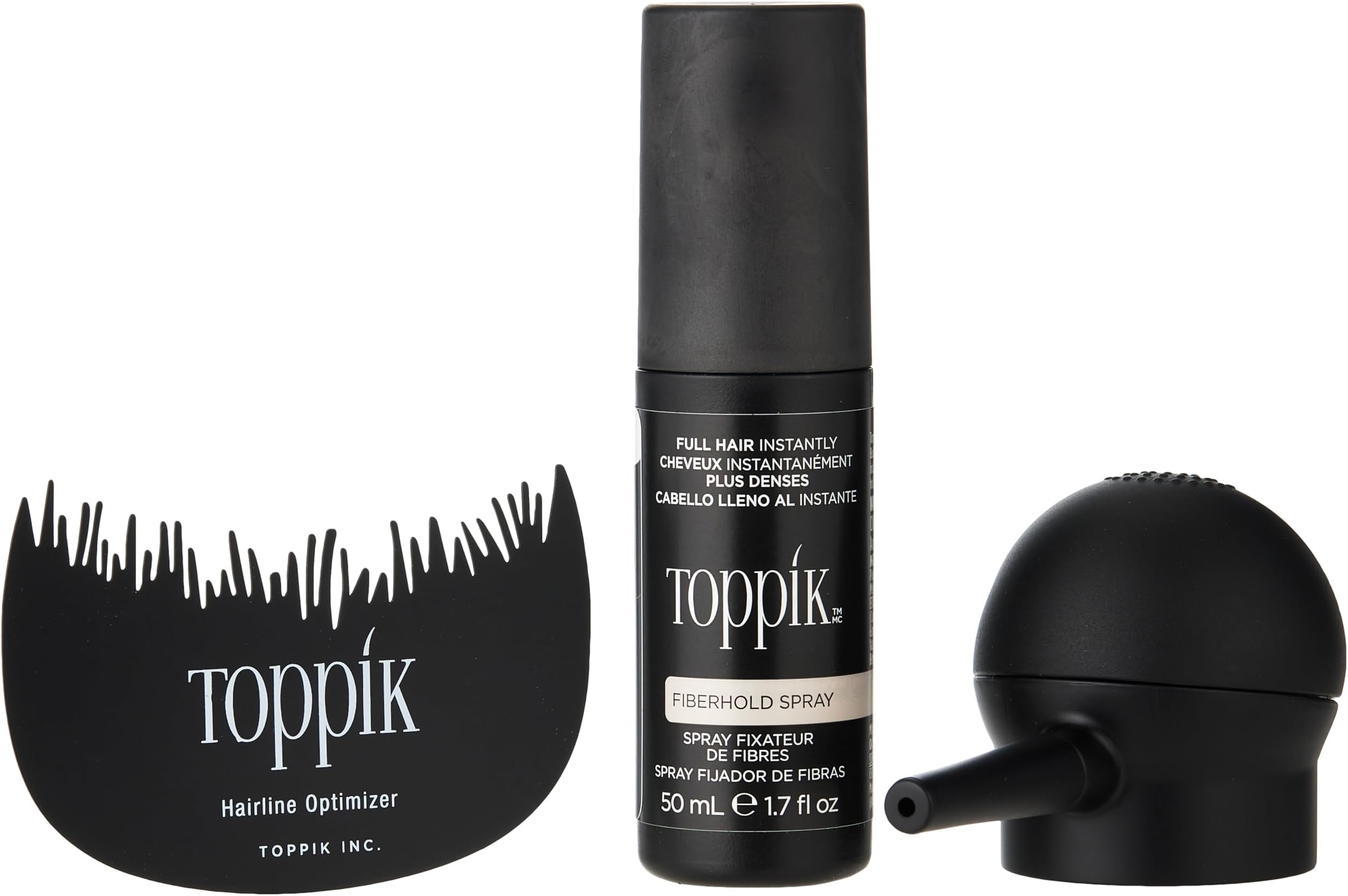 Toppik Professional Tool Kit - 3 Pieces, Black