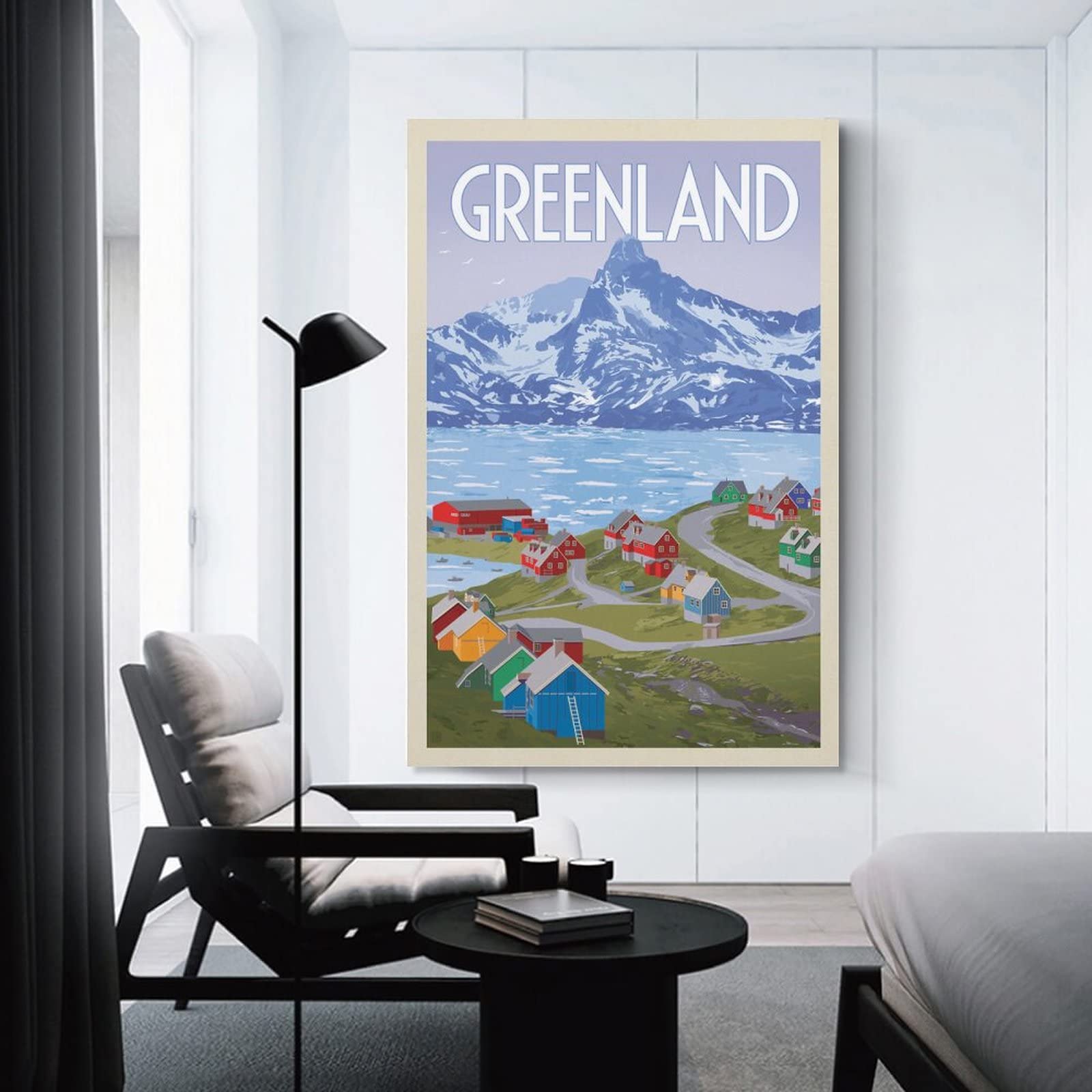 Amazon.co.jp: Vintage World Travel Greenland レトロな世界旅行です