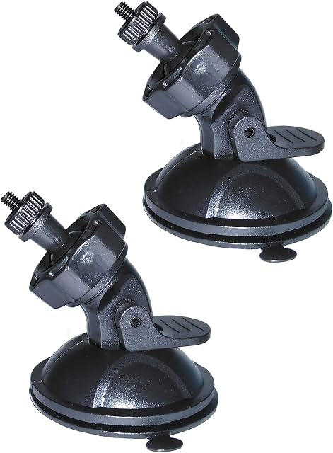 Car Dash Cam Mount bracket for ORSKEY TOGUARD Claoner YUNDOO Dash Cam, Easy to Install and Use Strong Suction Power Removeable Suction Cup 2 pcs