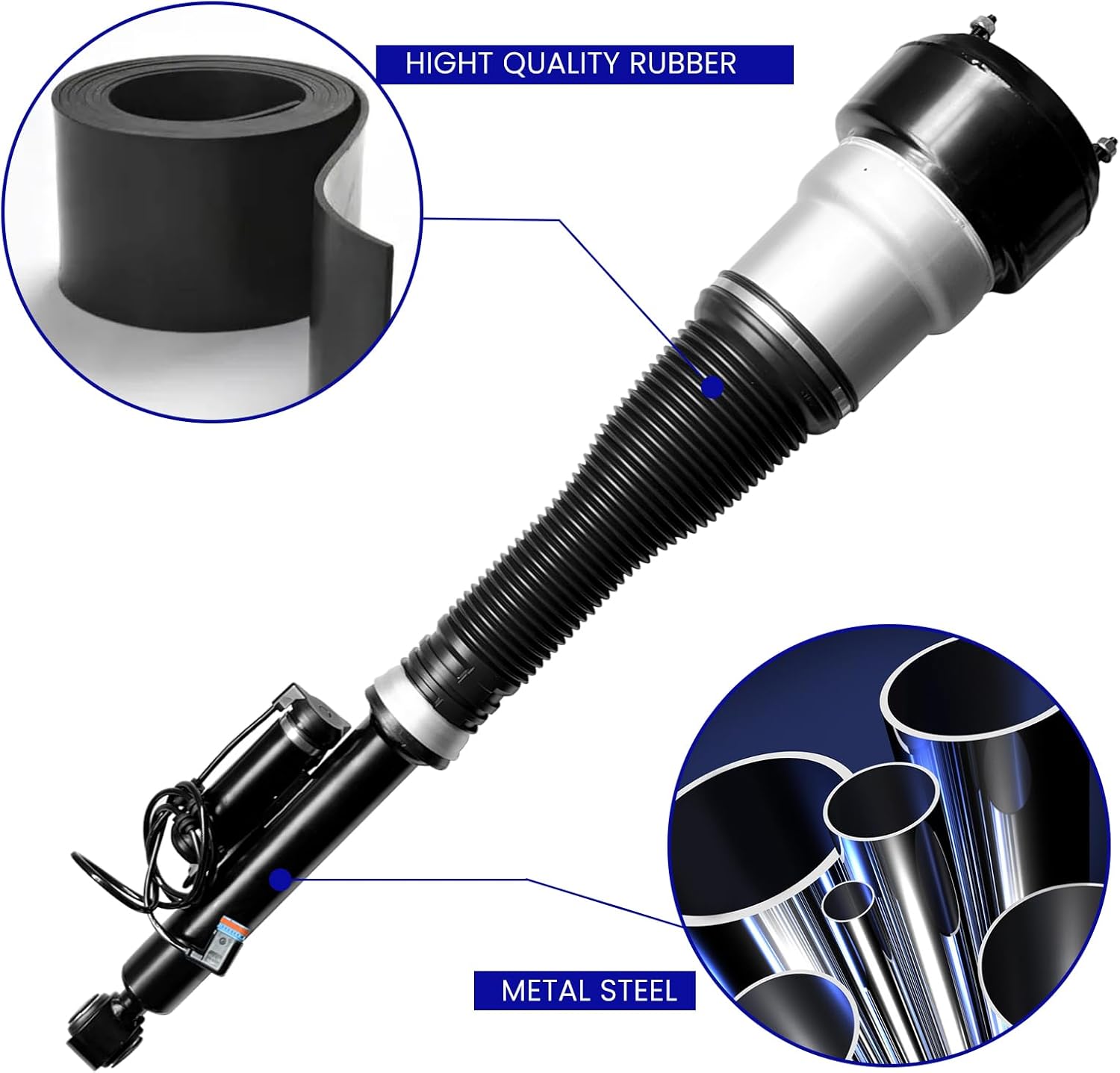 Rear Right Air Strut Replace S-Class W221 05-12 without 4Matic CL-Class C216 06-13 with Air 4Matic 2213205613, 7S 6222