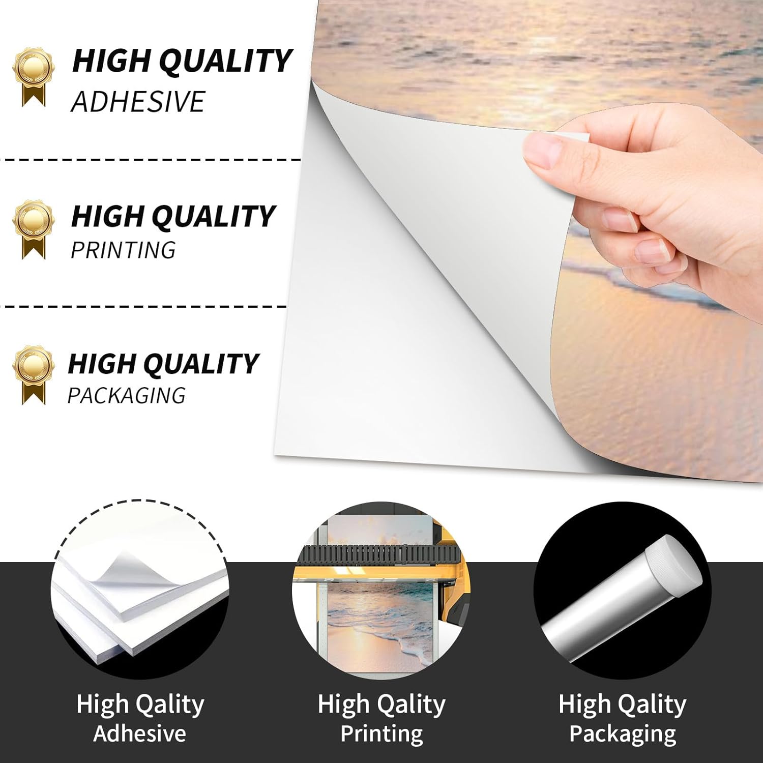 Cornhole Board Wraps Turquoise Sea at Sunset Cornhole Skins for Boards,3ft x 2ft Skin Decal Vinyl Wrap for Cornhole Game Board Bag Toss (2xpcs.)