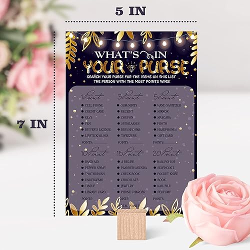 Miniatura 9 de Tarjeta de juego de despedida de soltera, regalo para boda de compromiso, tema de nogal  Más o menos de 30 tarjetas (X-02)