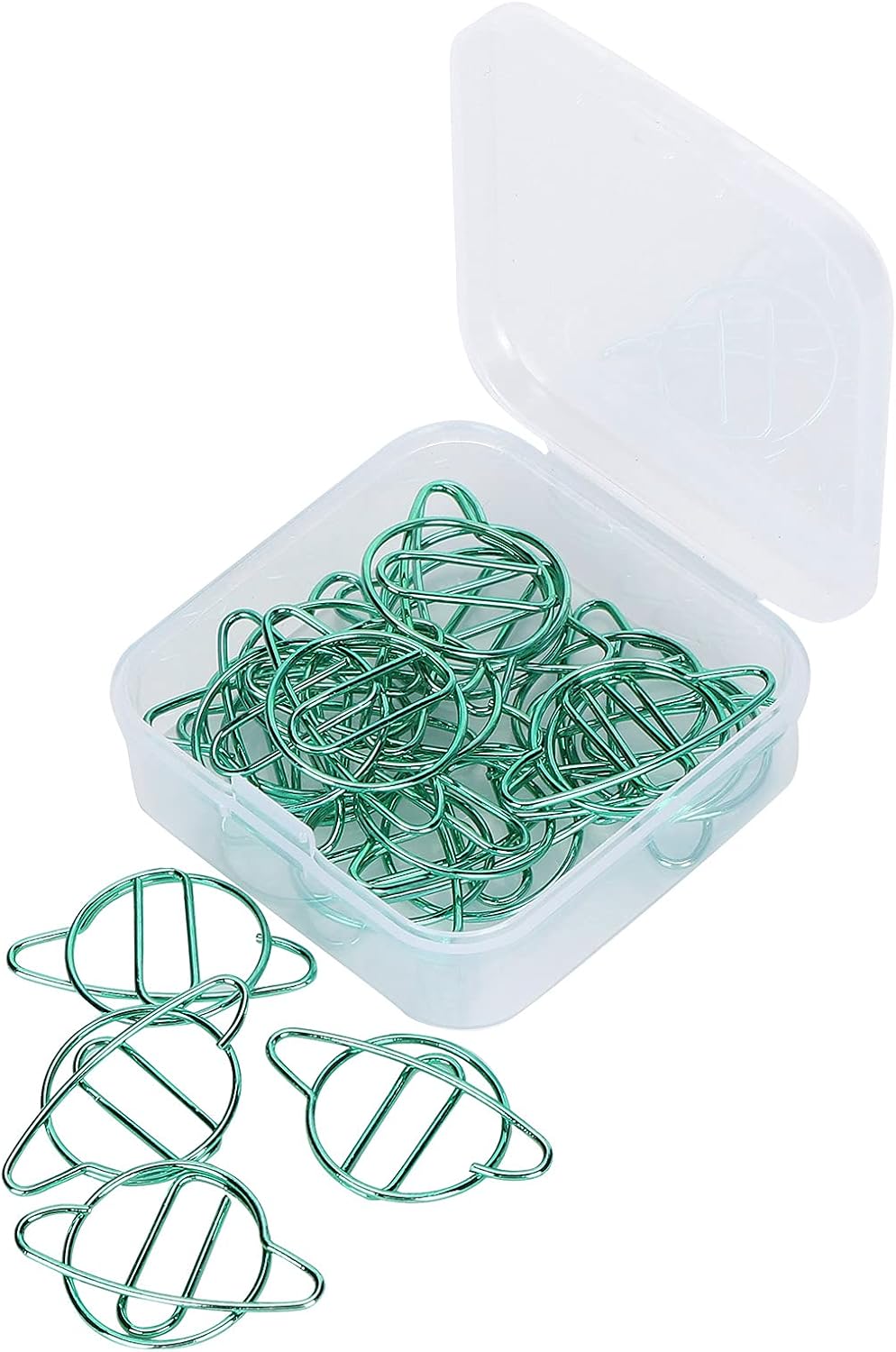 Funny Planet Shape Paper Clips for Document Organization Home Office Supplies