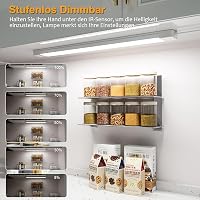 SIBI LIGHTING LED Konyhai Lámpa 41cm - Fényerőszabályozható Szenzoros Világítás 5 Színhőmérséklettel, Szekrény Alatti Világítás Konyhába, Po 4