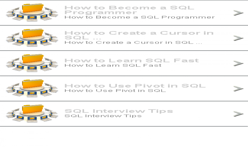 SQL Tips - App on Amazon Appstore