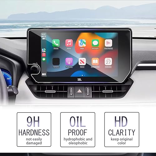 Miniatura 2 de LUWU Protector de pantalla para Toyota RAV4 2023, pantalla táctil de 10.5 pulgadas 2023, RAV4 Limited, protector de pantalla de vidrio templado 2023