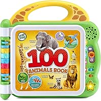 LeapFrog 100 Animals Interactive Book - Bilingual English/Spanish Toddler Toy with Sounds, Facts & Songs Ages 18+ Months