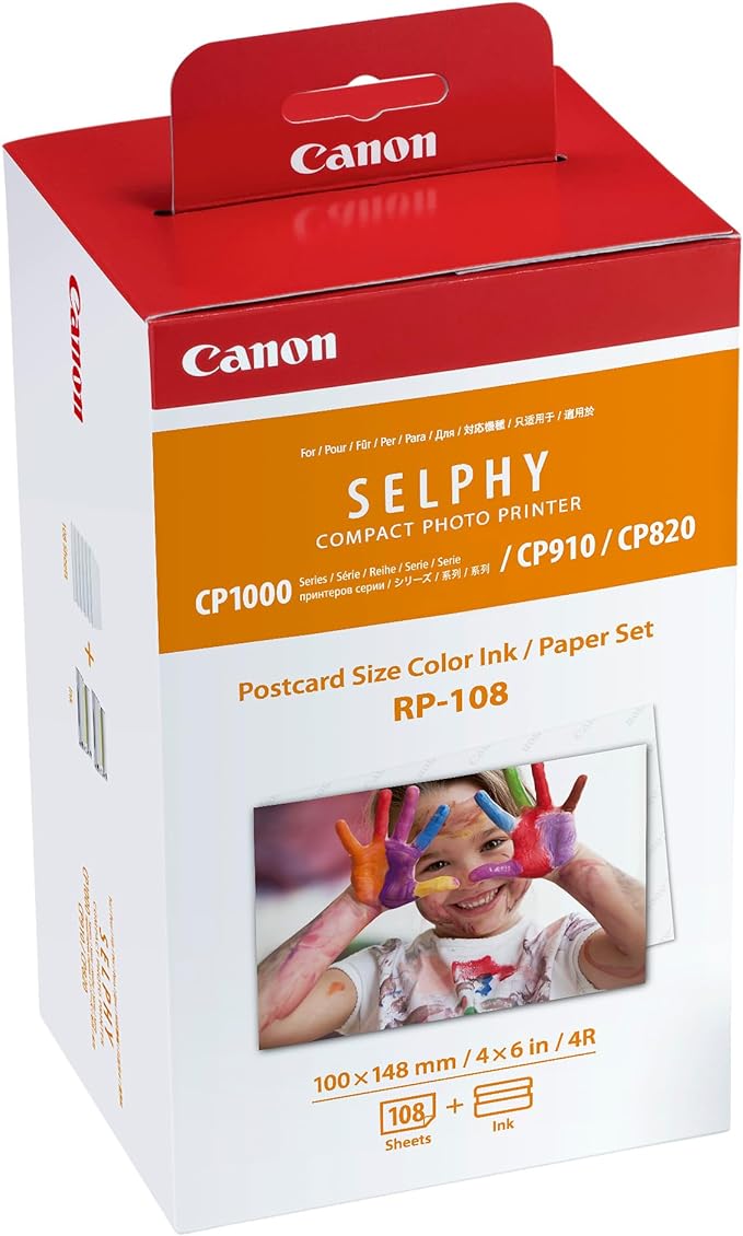 Canon RP-108 Color Ink and Paper Pack