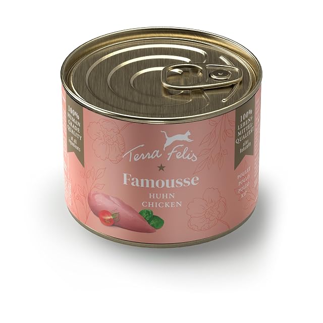 Terra Felis Pollo, Famousse Comida húmeda para Gatos, 200g