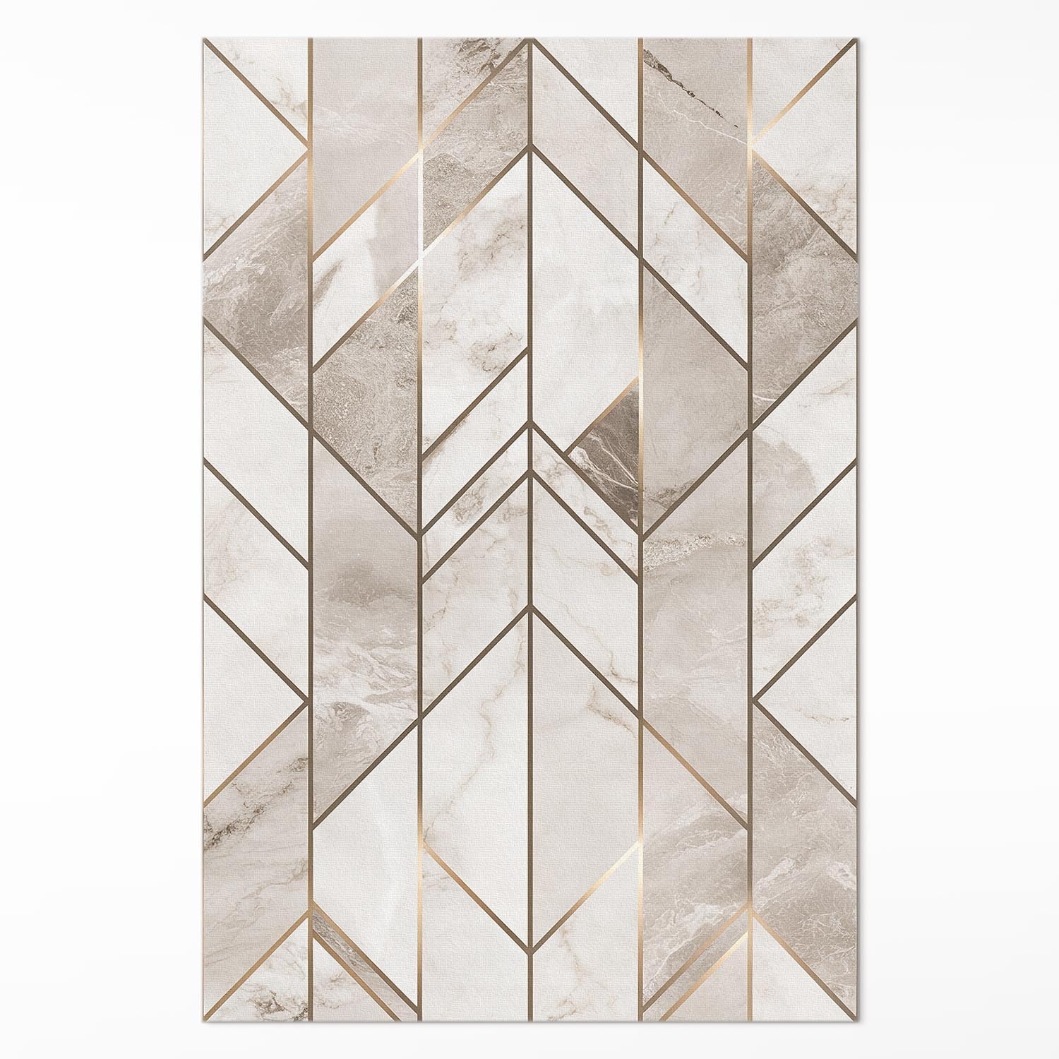 Tapis en vinyle 80x120 cm rectangle entretien facile pour deco salon et chambre