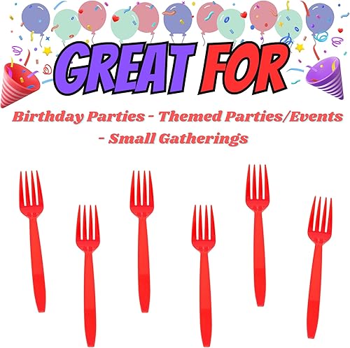 Vista 91 de Cucharas de plástico azul claro (paquete de 24) – Cucharas de color azul claro para fiestas, artículos de plástico duraderos, cucharas de plástico