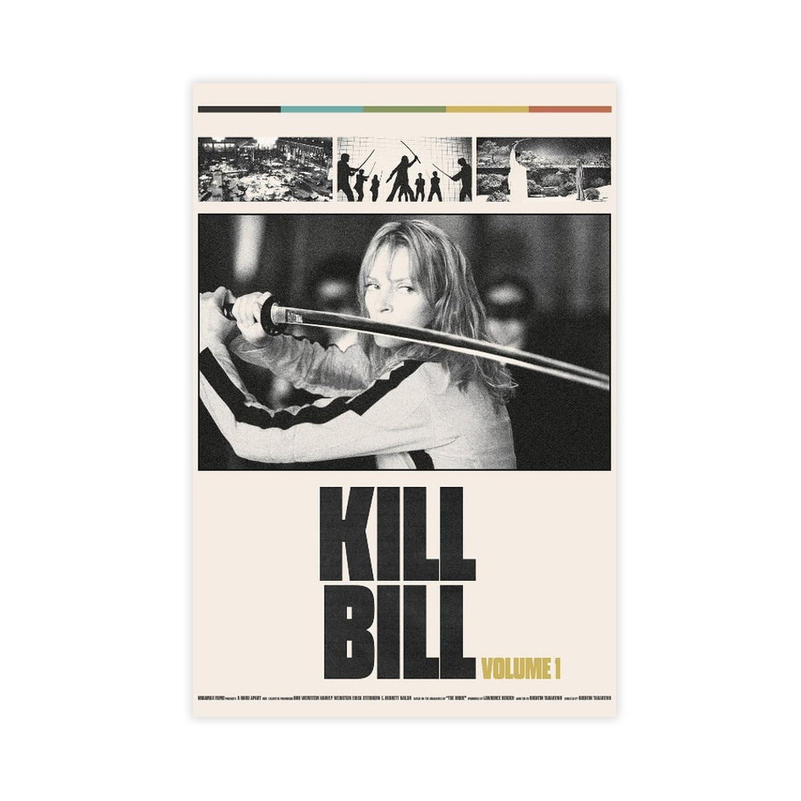 SFQQE KILL BILL VOLUME 1 Film Poster Canvas Poster Bedroom Decor Landscape Office Room Decor Gift 24x36inch(60x90cm)