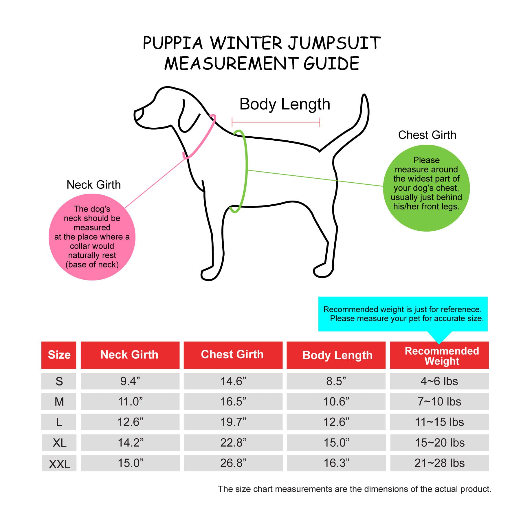 PUPPIA Everson Nero XL Cappottino per Cane