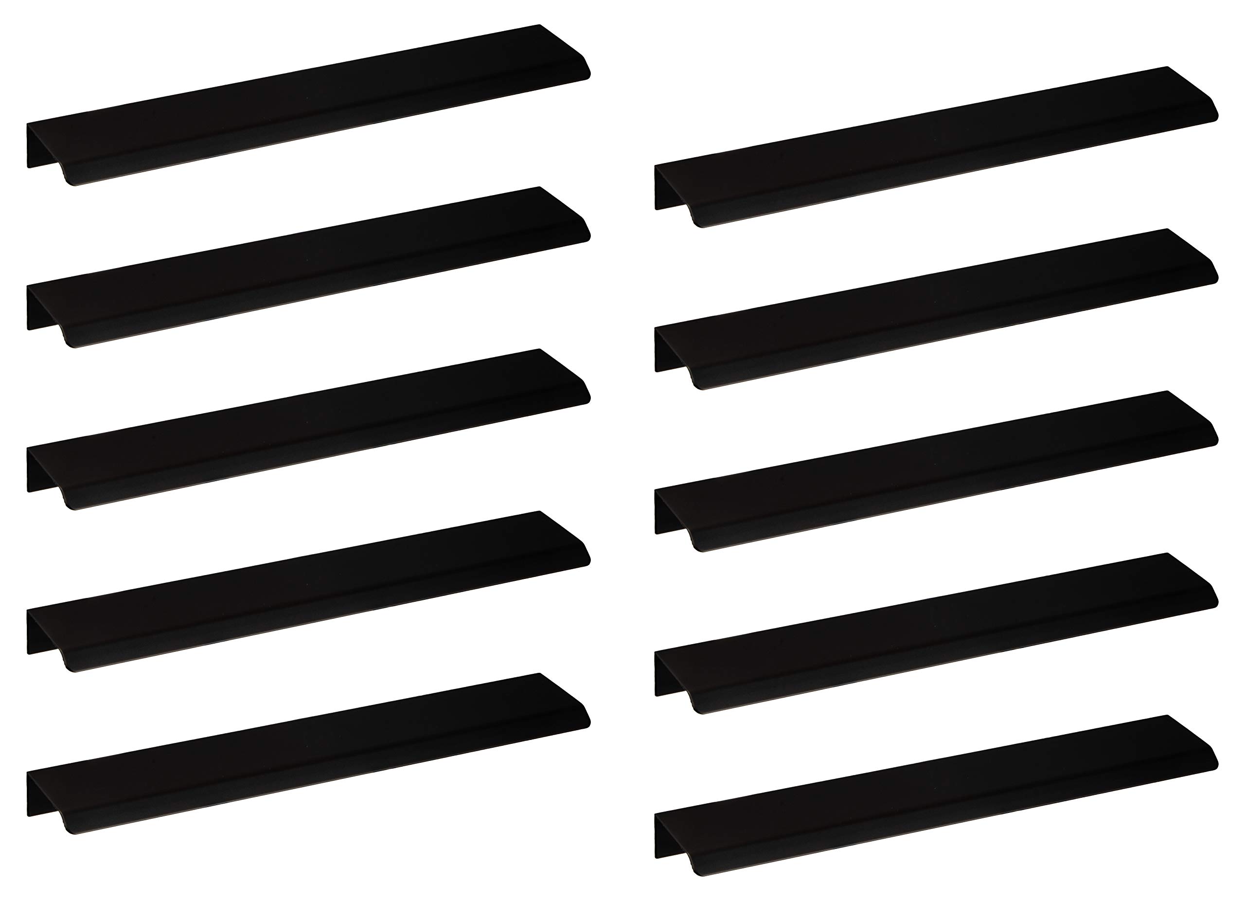 Poignée de porte et tiroir noire mate pour relooker la cuisine et les meubles du salon