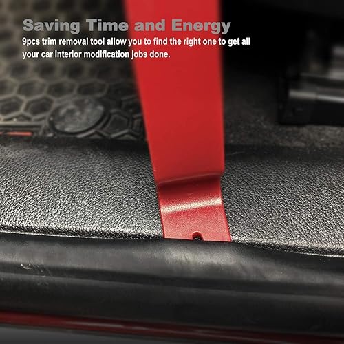 Miniatura 10 de GLK Juego de herramientas de extracción de moldura automática para puerta, juego de herramientas de extracción de panel de clip de automóvil,