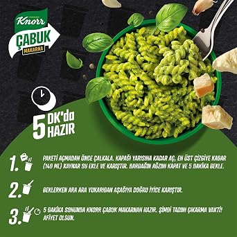 Knorr Quick Pasta Pesto Fusilli 65g