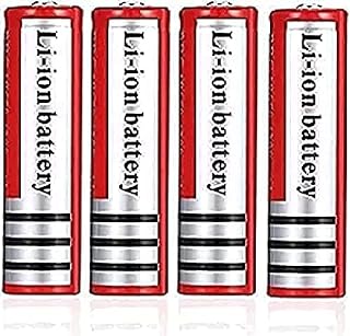 Battery, 4200mah Lithium Ba Large Capacity Ba Button Top Ba for Doorbell, Flashlight, Headlamp, Toy, and 4 Pcs