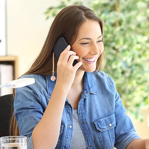 Miniatura 2 de Dije para teléfono 4 piezas de lindos colgantes de campana japonesa para teléfono, correa celular, dijes de células de flores, decoración