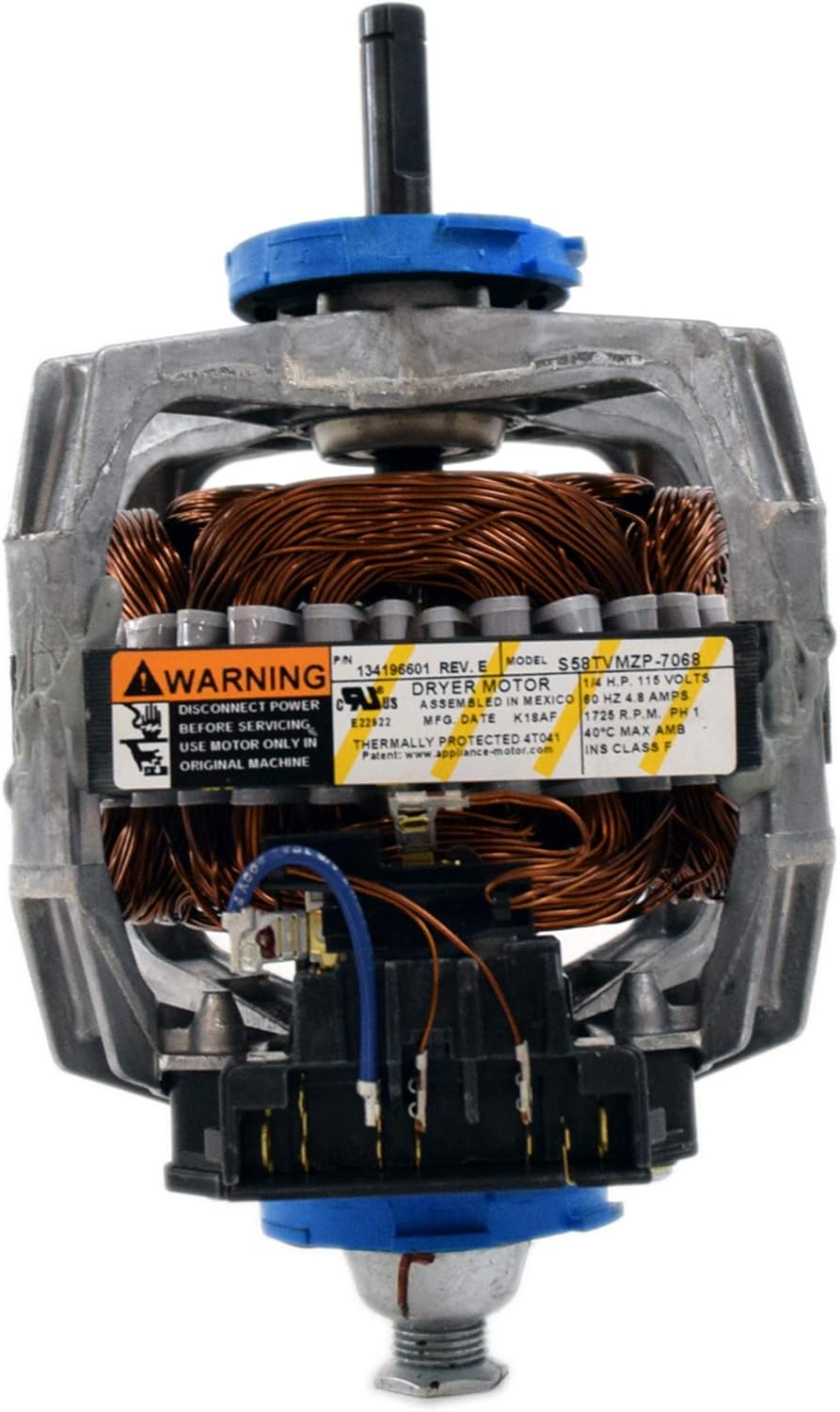 134196602 Laundry Center Dryer Drive Motor (Replaces 134196601) Genuine Original Equipment Manufacturer (OEM) Part