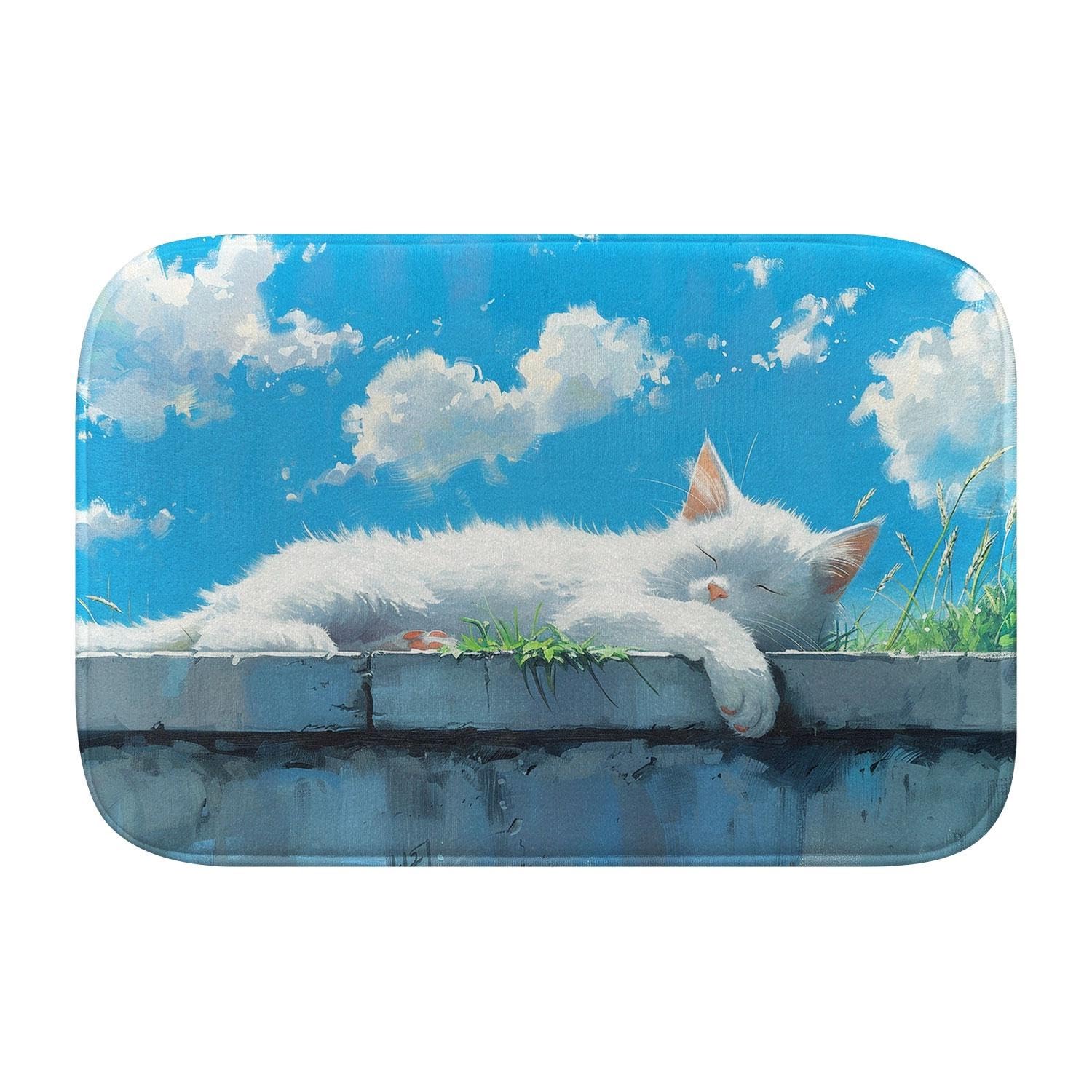 Tapis de bain antidérapant et ultra absorbant en mousse à mémoire moderne