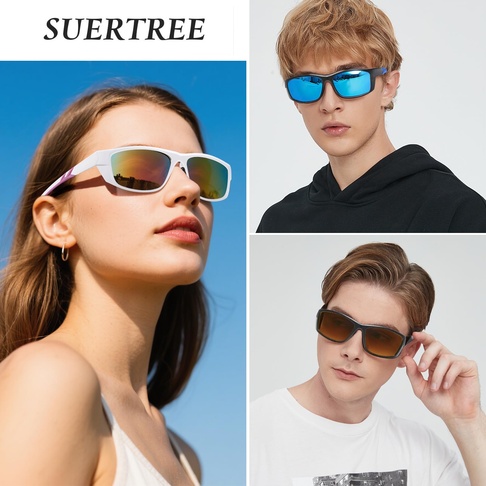 Polaryzowane okulary sportowe okulary przeciwsłoneczne dla mężczyzn i kobiet, szybkie okulary, wiatroszczelne okulary rowerowe UV400, okulary przeciwsłoneczne do jazdy konnej, okulary