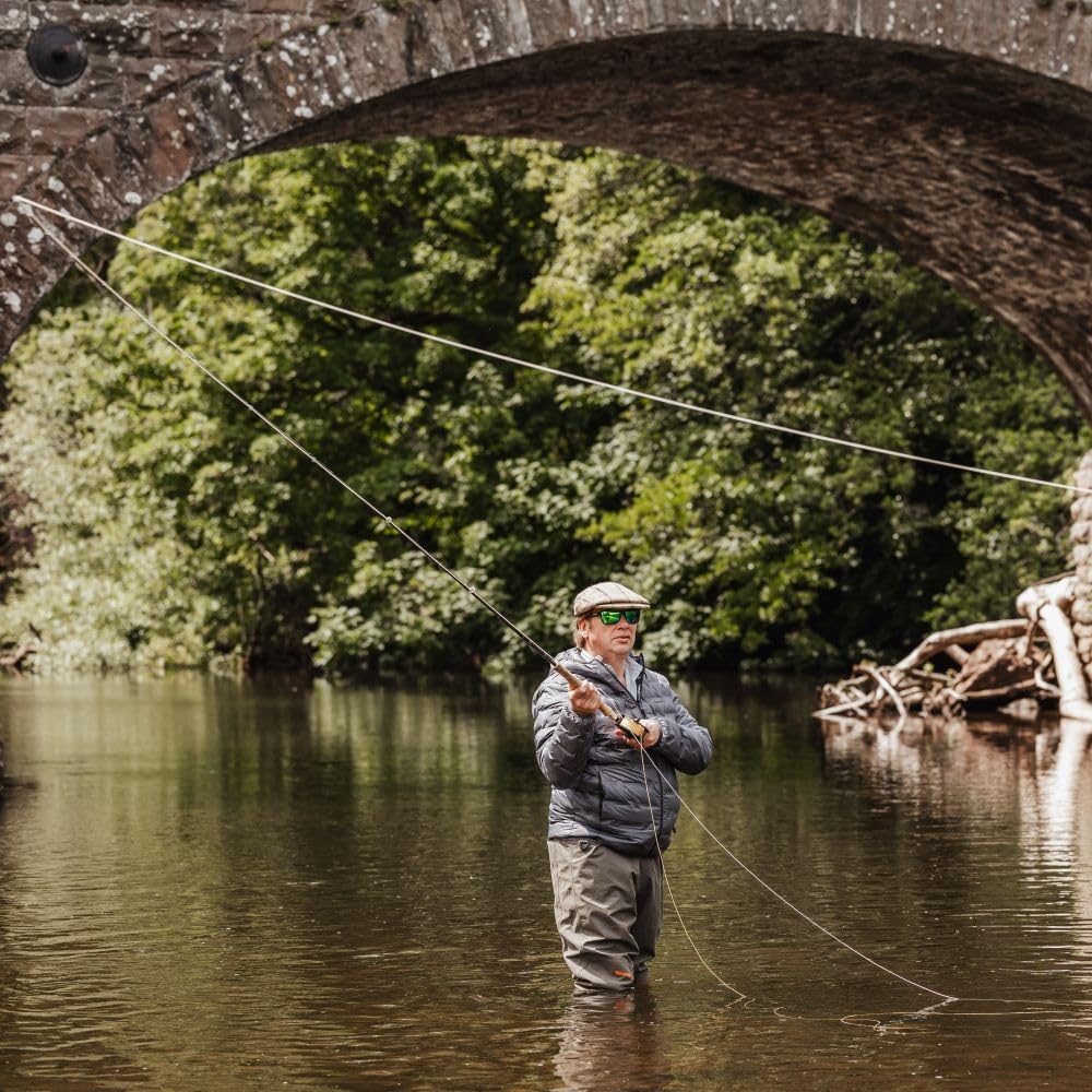 Snowbee Prestige G‑XS Double‑Handed Fly Rod – 13 ft #8/9, Graphene + Nano Carbon Technology, High‑Lift Snake Rings, Satin Aluminium Reel Seat, Saltwater‑Resistant