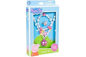 Peppa Pig Croc Charms for Kids: Dress Up Jewelry Box Set