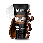 BEARDO DeTan Face Wash for Men, 50ml | Glycolic Acid,Niacinamide & Coffee | Helps to Reduce Tan,Reduce Dark Sports & Pigmentation | Exfoliates & Hydrates for Smooth & Oil Free Skin