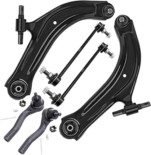 Miniatura 136 de Detroit Axle - Kit de brazos de control delanteros de 6 piezas para Toyota Corolla 2014-2019, 2 brazos de control inferiores con rótulas, 2 varillas