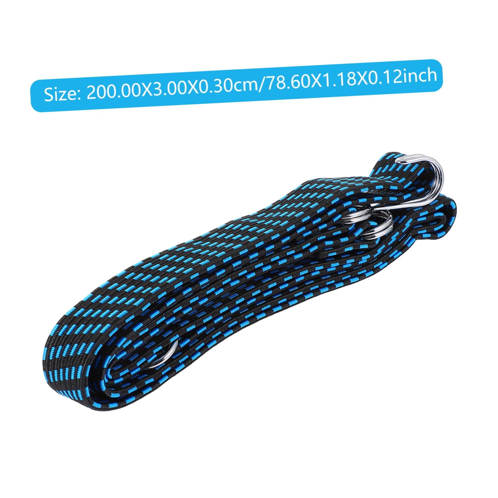 Ciieeo 2 Set Cinghie Elastiche Regolabili Con Ganci Da Elastiche Per Sicurezza Luggage Resistenti 4 Pezzi*2
