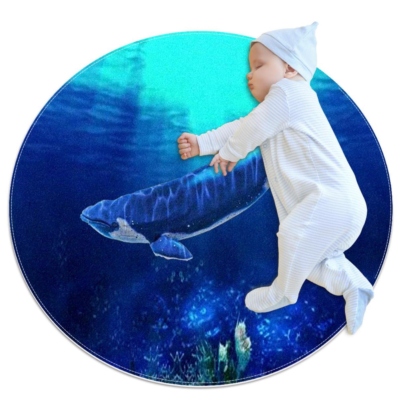 Tapis salle de bain baleine sécurisé pour éviter les glissades des enfants