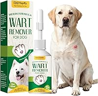 Vista 1 de RSQQAV Removedor de verrugas para perros, fórmula suave y reconfortante, removedor de marcas cutáneas para perros, ayuda a reducir las verrugas
