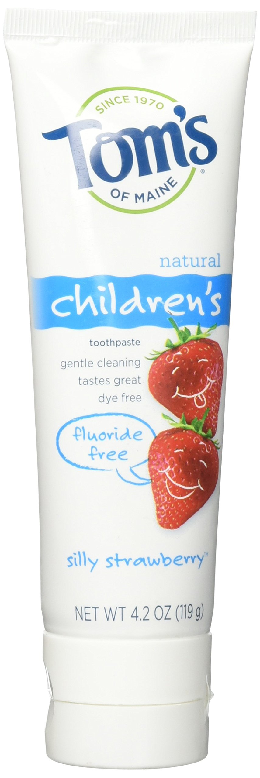 Tom's of Maine Fluoride Free Children's Toothpaste, Silly Strawberry, 4.2 Oz-image-17