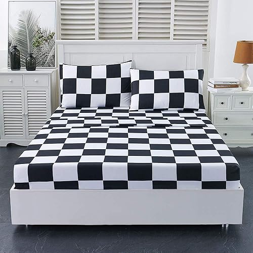 Miniatura 3 de Best Season - Juego de sábanas - microfibra suave y lujosa con bolsillo hondo, 4 unidades