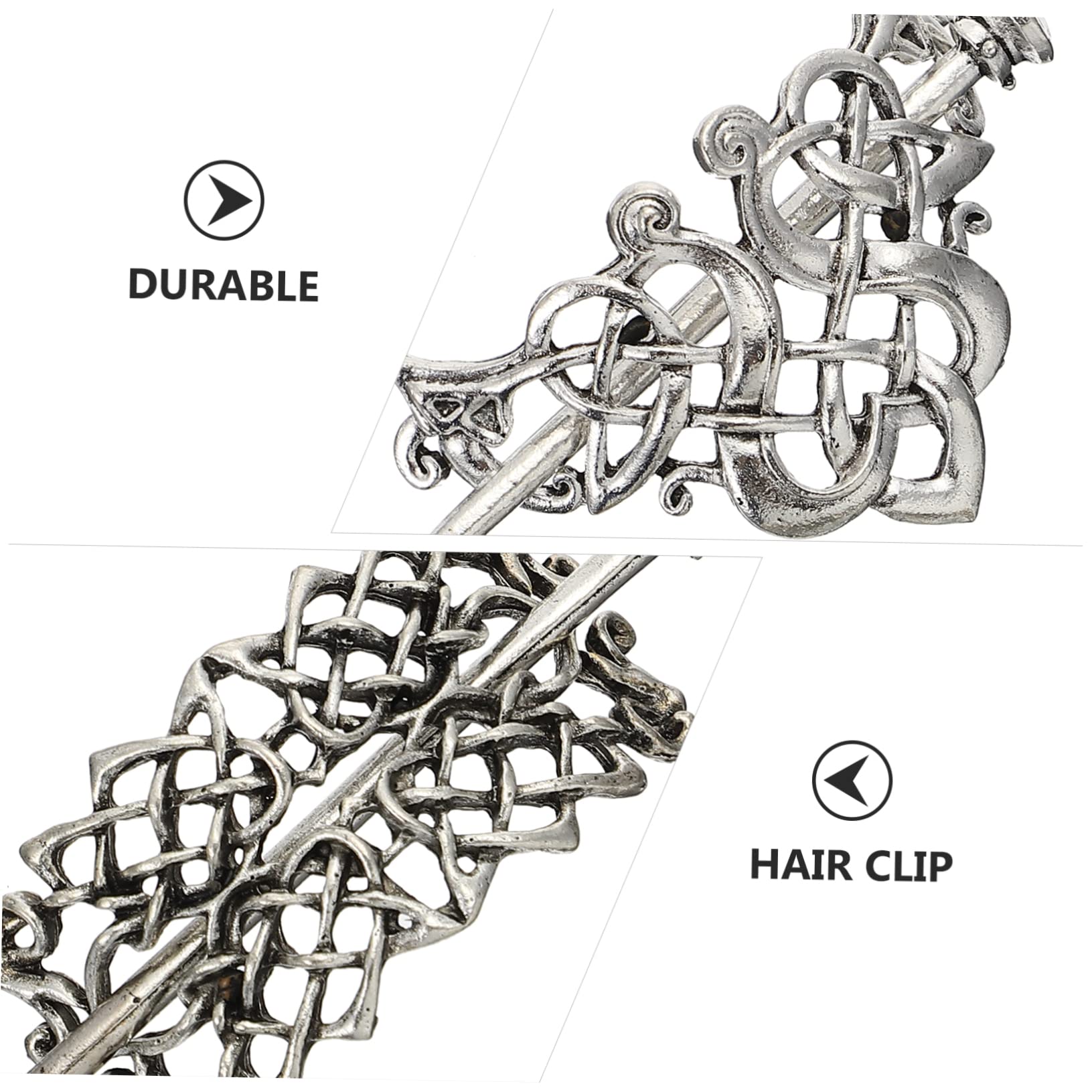 Mikinona 6stücke Vintage Viking Runes Haarnadeln Retro Knot Hair Pin Slide Clips Für Lange Haarschmuck-accessoire Für Und Mädchen
