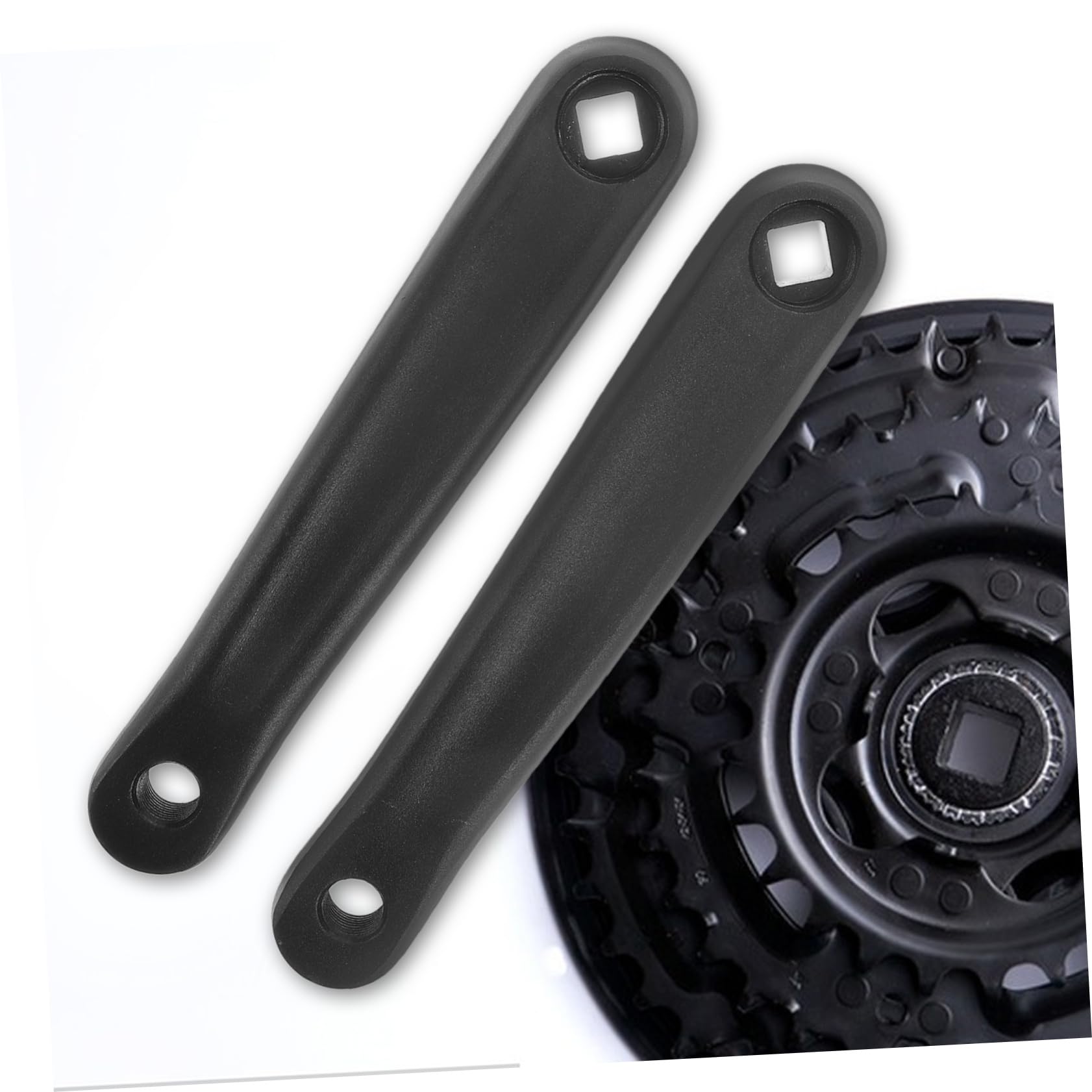 Abaodam 2pezzi Pedivelle Bici Metallo Braccio Pedivella Sostituzione Bicicletta Mountain Bike Elettrica Strada Cuscinetti Guarnitura