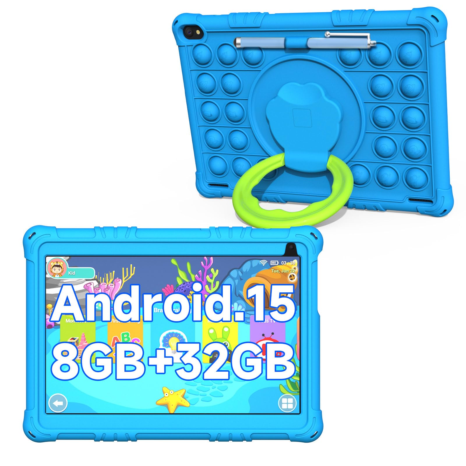 10.1インチHDスクリーンキッズタブレット、Android 15 キッズスMm Amazon.com : Android 15 Kids Tablet, 10 inch Tablets for Kids, 8GB