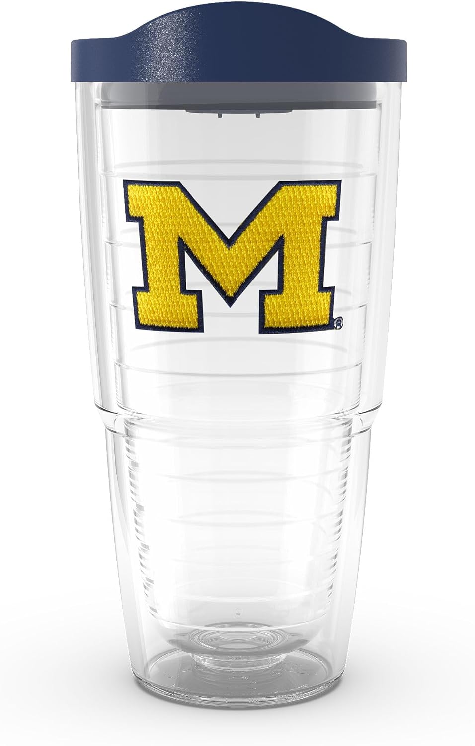 Tervis Made in USA Double Walled University of Michigan UM Wolverines Insulated Tumbler Cup Keeps Drinks Cold & Hot, 24oz, Big M
