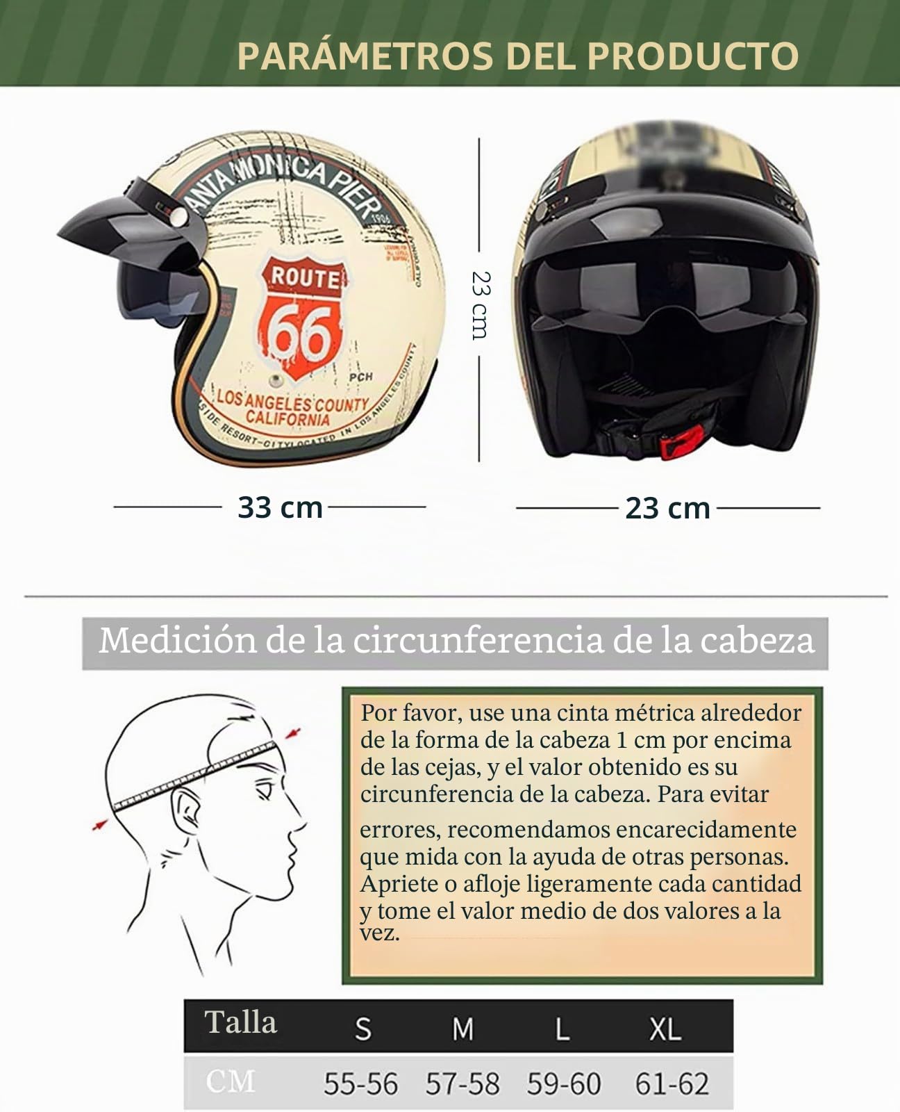 Casco De Moto Retro Medio Cuero De Abierto con Gafas De Aviador Cascos Jet Vintage Cruiser Moto Scooter Medio Casco Jet Estilo Alemán Dot/ECE Homologado para Mujer Hombre Adulto
