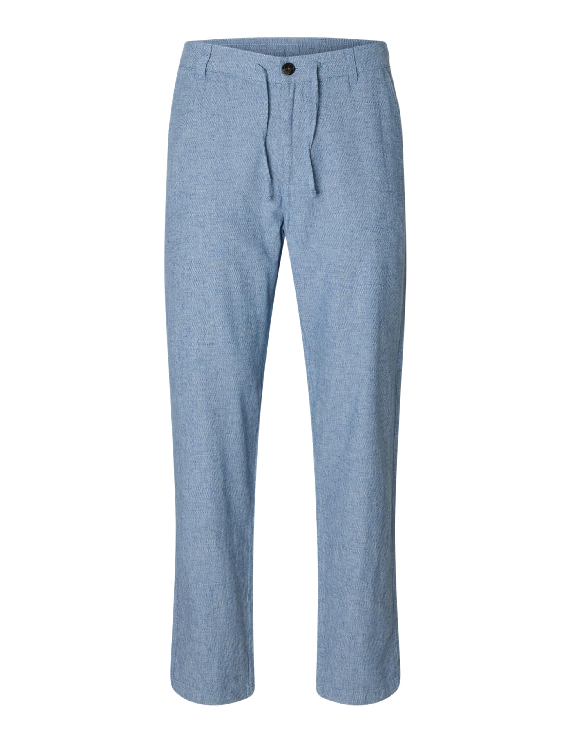 SELECTED FEMME Slh172-Slimtape Brody Linen Pant Noos, Cashmere Blue, XL