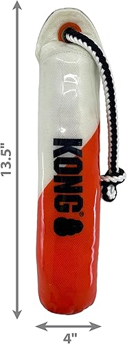 Miniatura 3 de KONG Wild Shieldz - Maniquí flotante de entrenamiento (medianogrande, naranja y blanco)