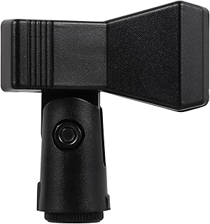 SUPVOX 3 Pçs Clipe De Microfone Suporte De Microfone De Mesa Mini Microfone Sem Fio Suporte De Mesa Suporte De Microfone Clipe De Liga Universal Suporte De Microfone Preto Suporte De