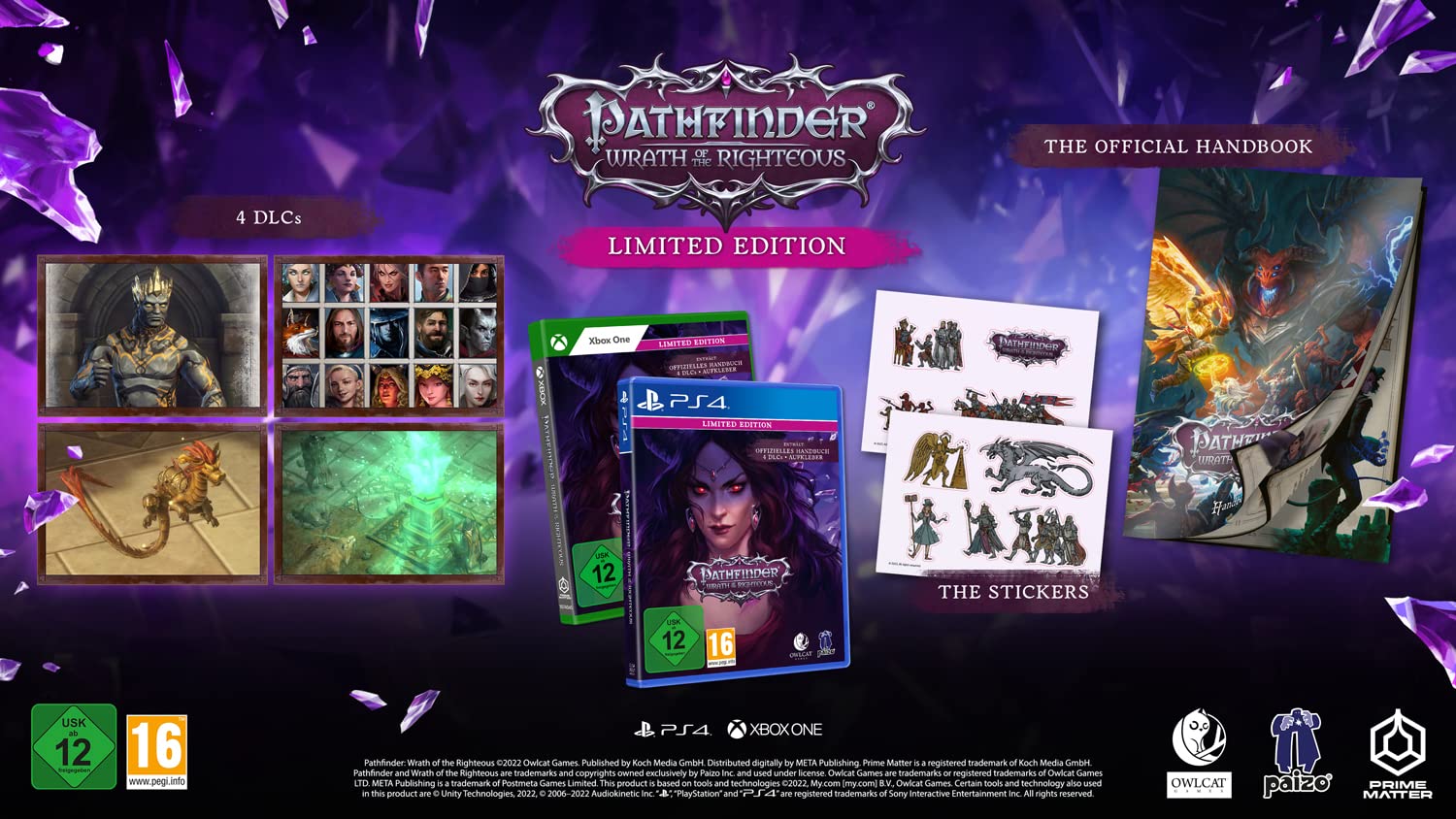 Pathfinder: Wrath of the Righteous Limited Edition (Playstation 4)