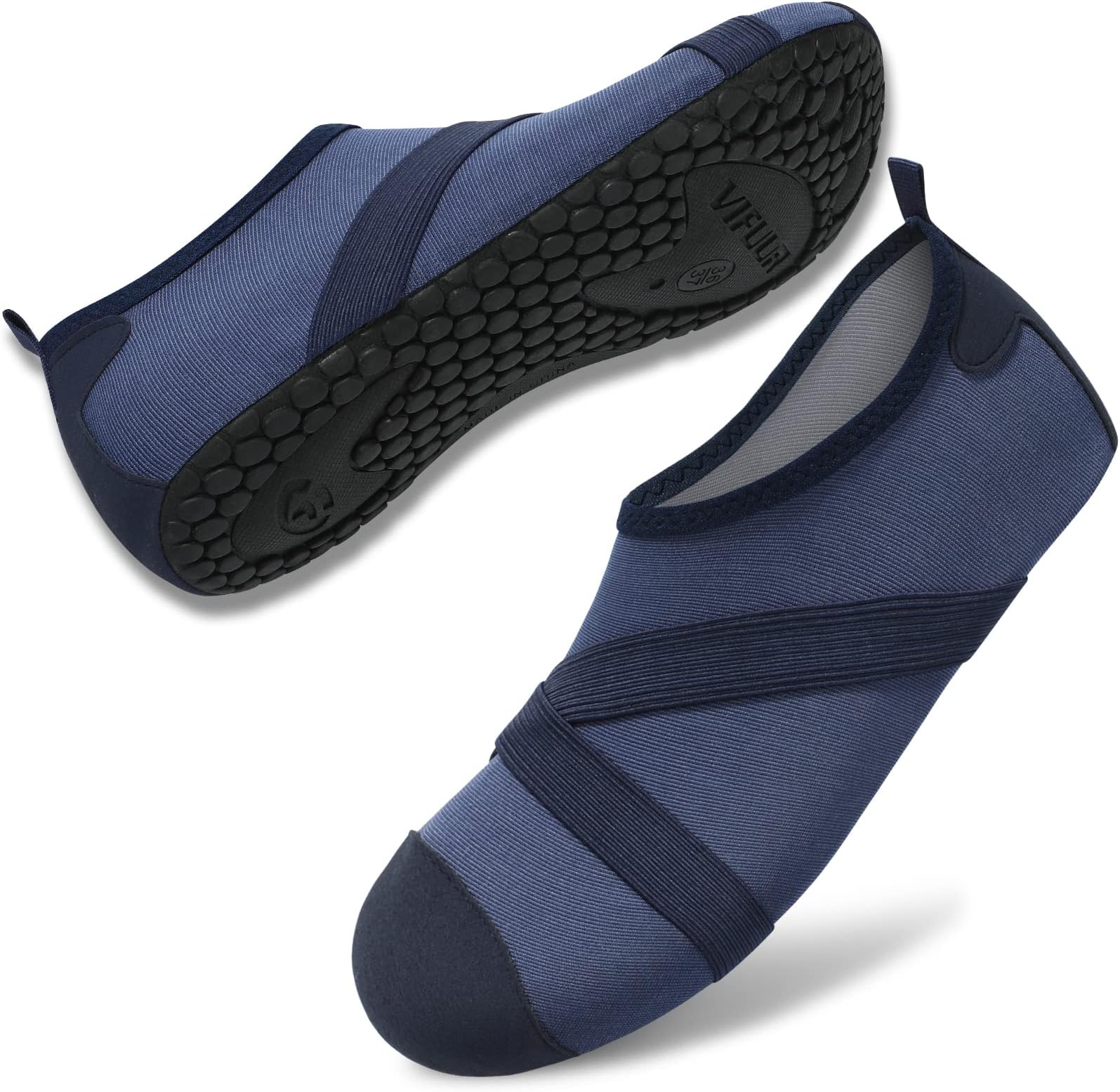 VIFUURWomens Mens Water Shoes Barefoot Quick Dry Aqua Socks for Beach Swim Yoga Outdoor Sports