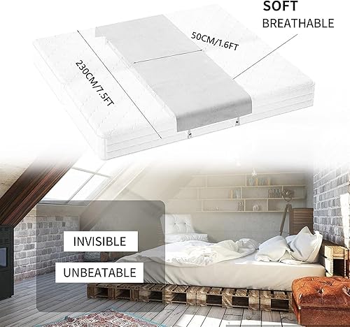 Miniatura 2 de OVARIA Puente de cama, conector de cama dividida, relleno de espacio para colchón, conector de colchón con correa, relleno de espacio de cama,