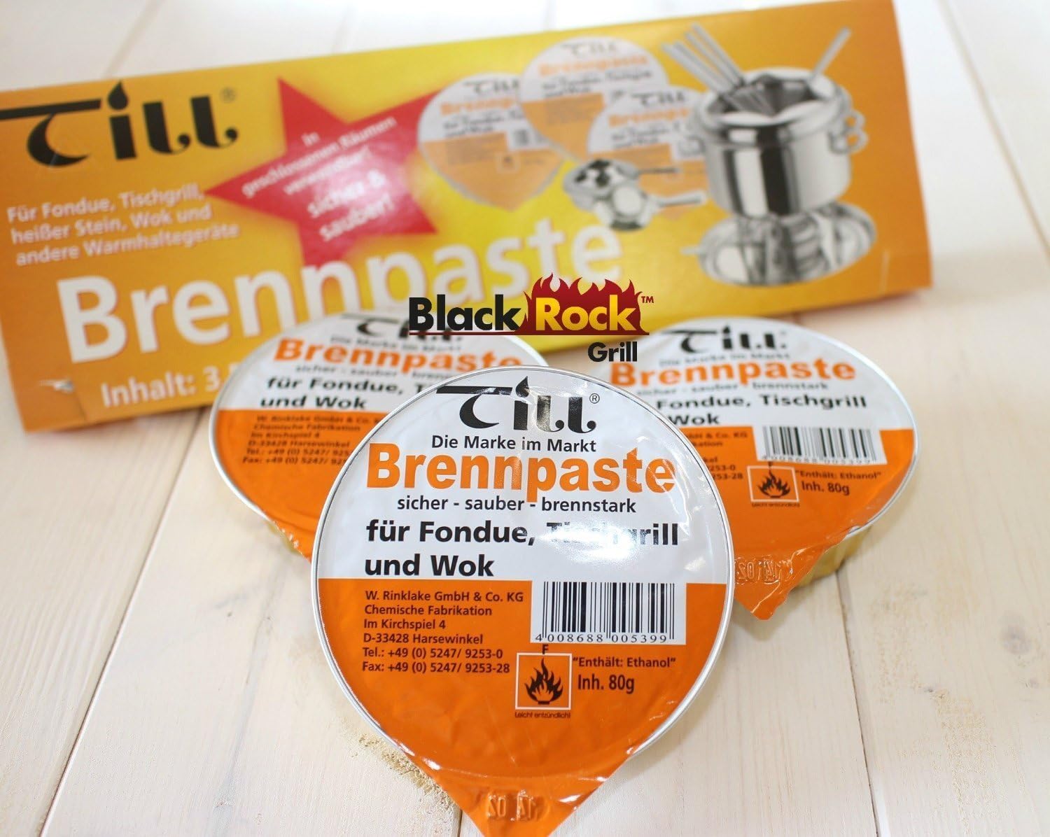 Artesà Fondue Set with 6 Stainless Steel Forks and Bowl, Ceramic Bowl