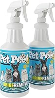 My Pet Peed Unscented Pet Stain & Odor Remover - 2-Pack 32oz Sprays, Enzyme-Free, No Detergents for Carpets & Fabrics
