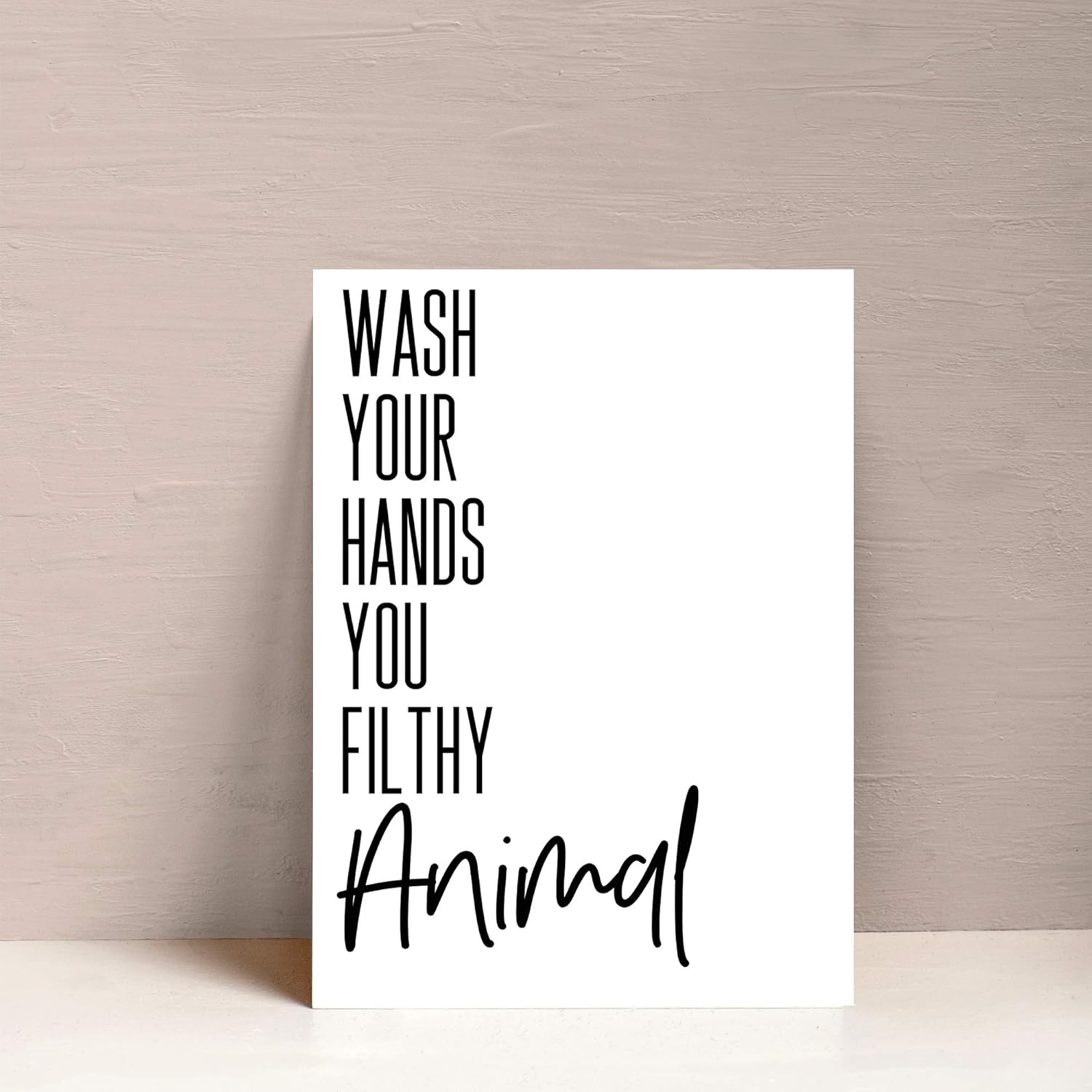 Bathroom Prints A4-Toilet Posters Pictures-Humourous Funny Bathroom ...