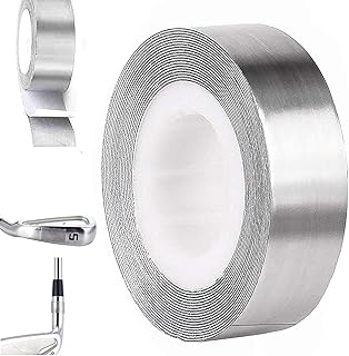 High Density Weight Tape for Golf Clubs,Golf High Density Lead Tape,1Roll Golf Lead Tape,Adhesive Lead Tape Strips Roll,Lead Tape for Golf Clubs,Self-Adhesive Lead Tape Silver Coated Weight Roll